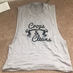 Muscle tank/ crop